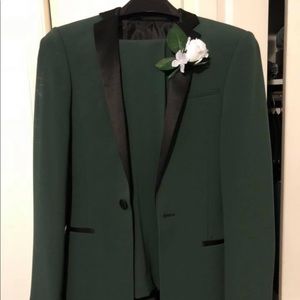 Midnight Green Prom Suit (Jacket&Pants)
